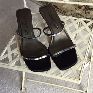Sam &Libby Black sandals sz 7.5 NWOT